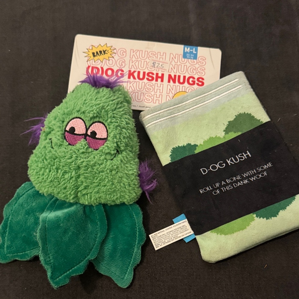Bark 420 Kush Nugs Plush Dog Toy